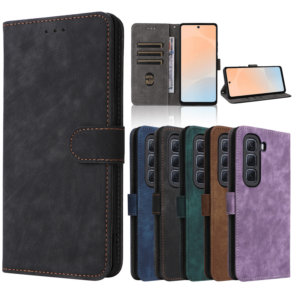 Infinix Hot 50 Pro + 5GเกราะกันกระแทกสําหรับInfinix Hot 50 Pro + Plus Hot50 Hot50Pro 5G 4G Pushดึงกล้องปกป้องเคสโทรศัพท์รถแม่เหล็กผู้ถือแหวนกันกระแทกปกหลัง