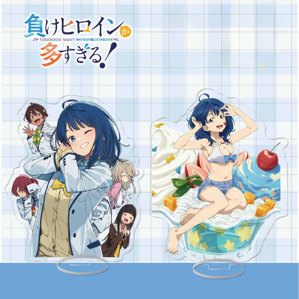 31 Style Anime Too Many Losing Heroines! Yanami Anna ขาตั้งอะคริลิครูปเดสก์ท็อปเครื่องประดับแสดงตัวเลขยืน
