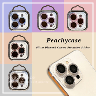 คุณภาพสูงglitter Diamondเลนส์กล้องกระจกนิรภัยProtectorสําหรั…