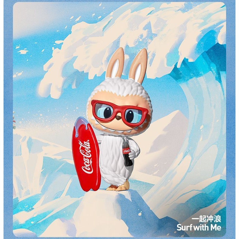 ของแท้ POPMART THE MONSTERS LABUBU Coca Cola series Christmas Gift ของเล่นศิลปะอย่างเป็นทางการ