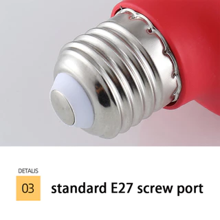 E27 หลอดไฟ Led โคมไฟสีแดงหลอดไฟ 220V ประหยัดพลังงานตกแต่งเทศกาลปาร์ตี้สกรูสูง 20 W 20 W/15 W/10 W/5 W เปลือกพลาสติก
