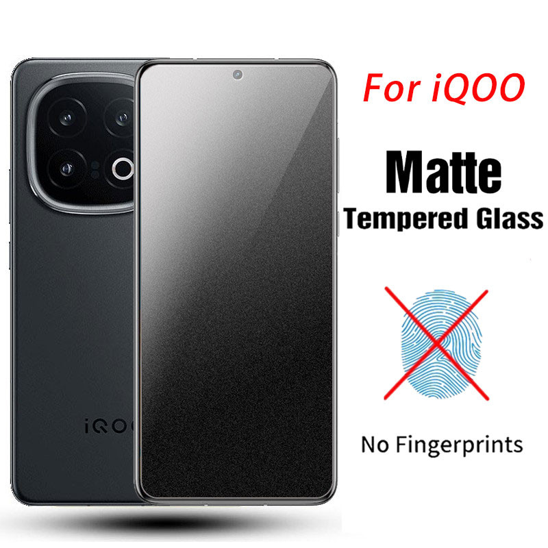 ฟิล์มกระจกด้าน แบบ ช่วยลดรอยนิ้วมือ VIVO iQOO 13 12 11 10 Z10 Z10x Z9 Turbo Z9x Z7 Neo10s Neo10R Neo