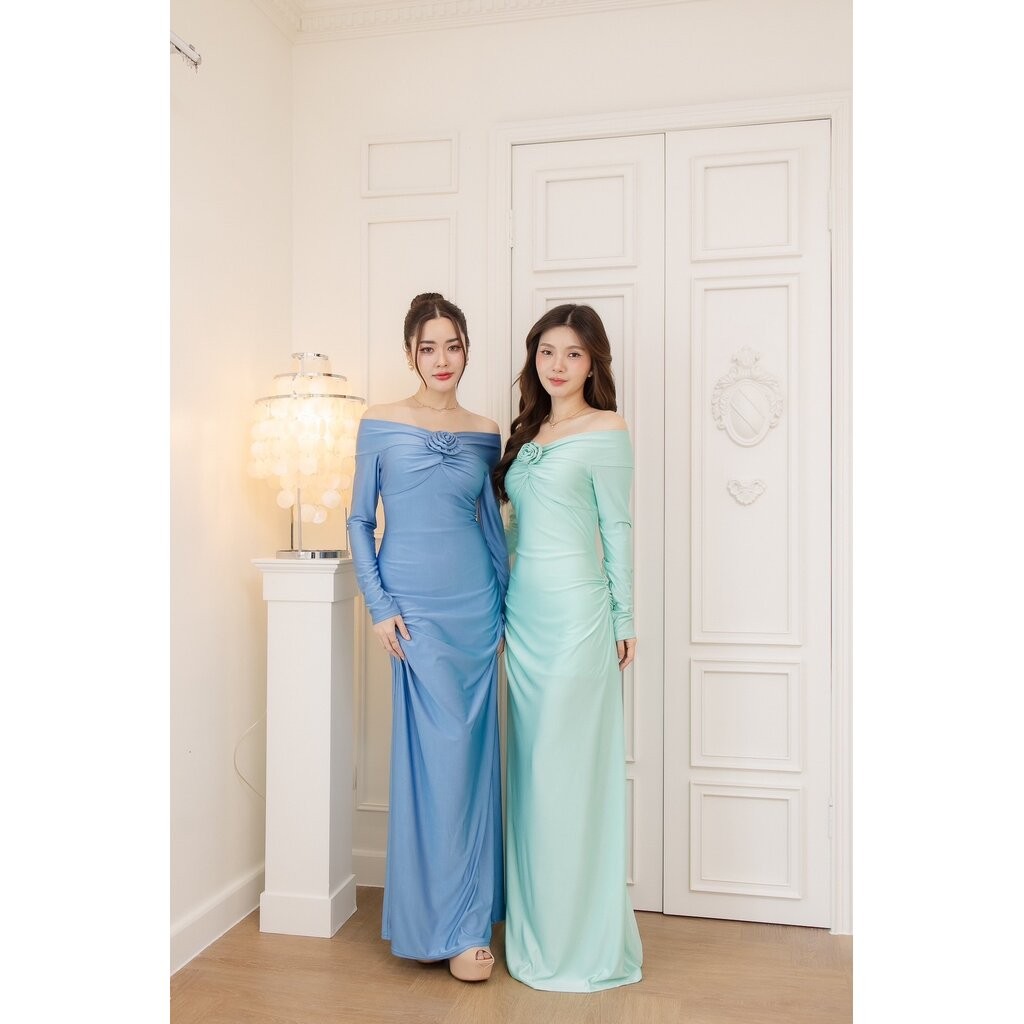 ชุดเดรสไปงานแต่ง ชุดออกงาน MY LADY BY BAIFERN - ML0477
