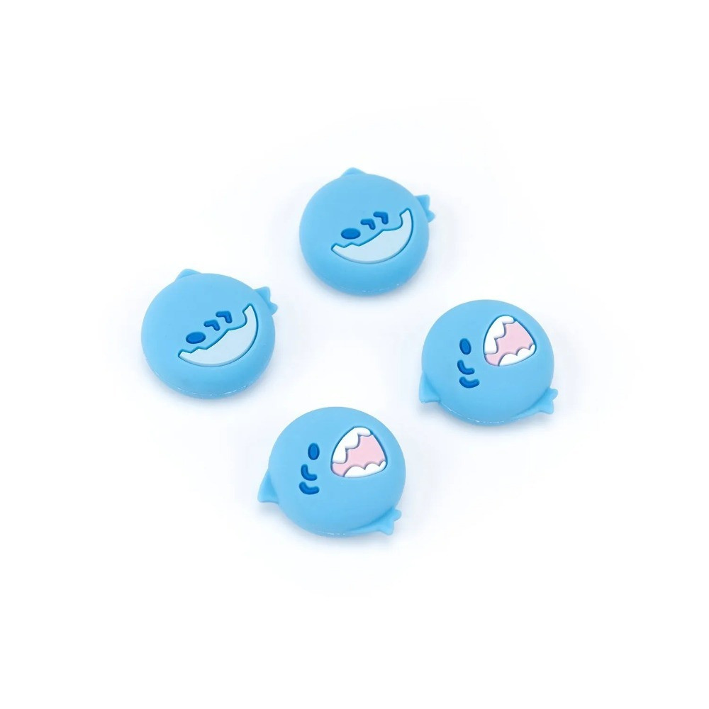 Shark Thumbstick Caps JoyCon Thumb Grip Caps สําหรับ Nintendo Switch & Switch Oled / Lite Controller ฝาครอบ NS จอยสติ๊กกรณี