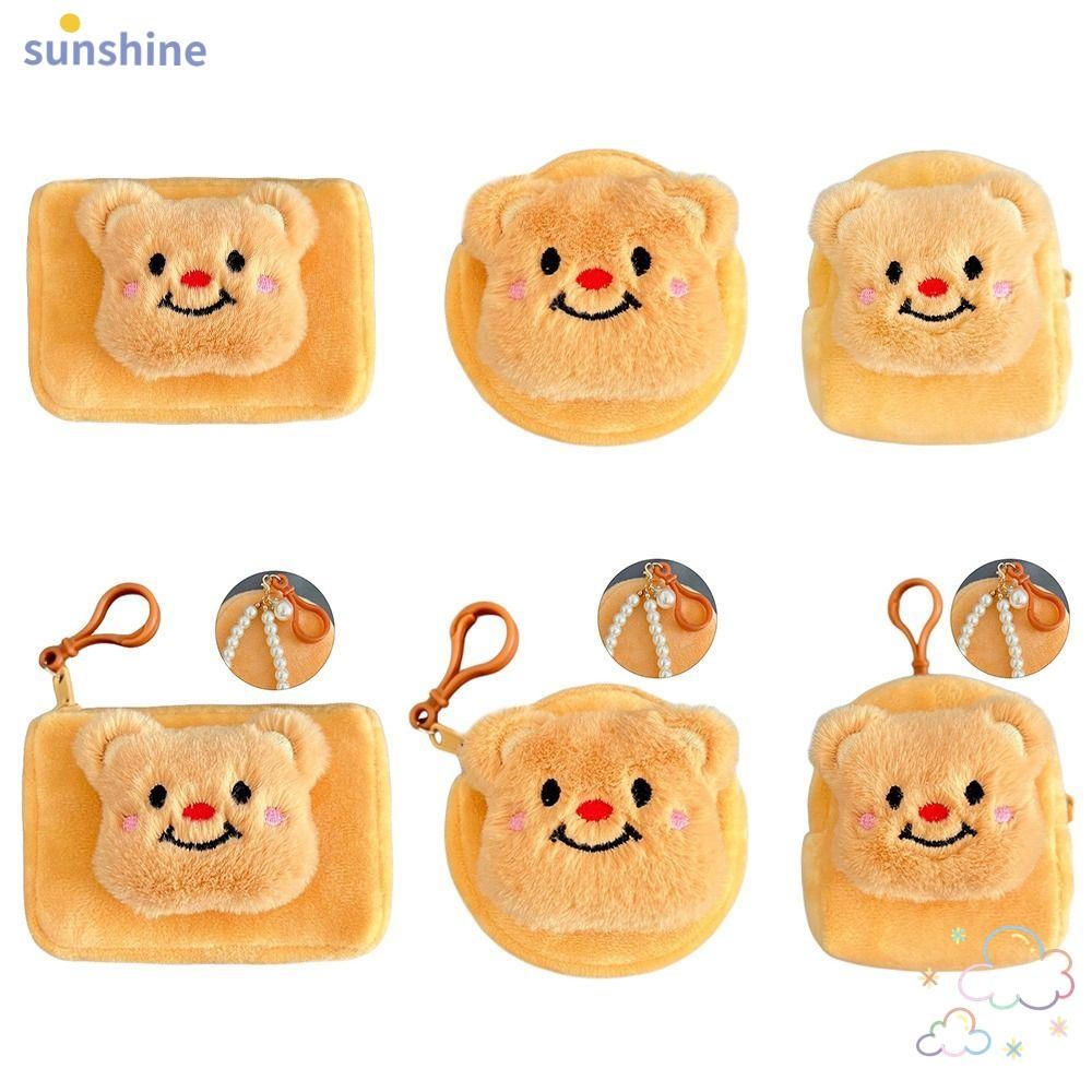 Ssunshine กระเป๋าใส่หูฟัง กระเป๋าสตางค์ Little Bear Zero Cute Ultra Accessories Small Bag Kids