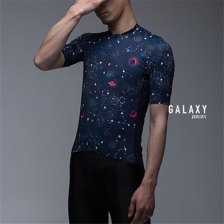 「 GRC เสื้อปั่นจักรยาน The Starry Sky เสื้อแขนสั้น