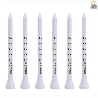 [CL] 50pcs Professional Golf Tees 83 มม.สีขาวกอล์ฟไม้ Tee Scale Golf Tees TH