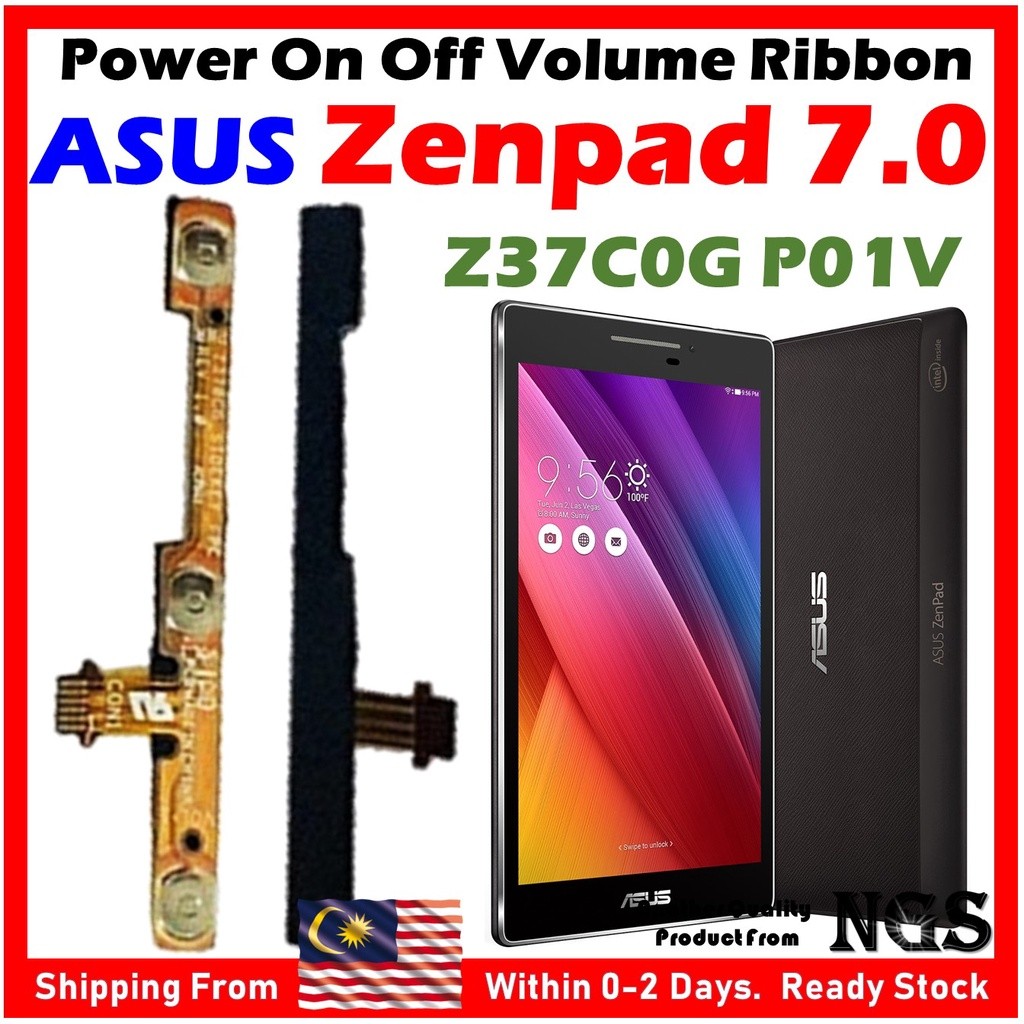 On Off Volume Flex Cable Ribbon สําหรับ ASUS Zenpad 7.0 Z370CG P01V พร้อมเครื่องมือเปิดโทรศัพท์