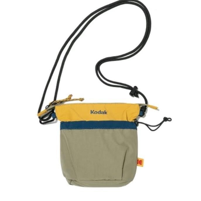 Korea Korea Big Bear KODAK KODAK Mini Casual Drawstring Zipper Bucket Bag กระเป๋าใส่เหรียญ