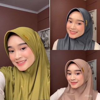 PROMO HIJAB BERGO HAMIDAH INSTAN SIZE M LABEL BESI  by KENZIE HIJAB