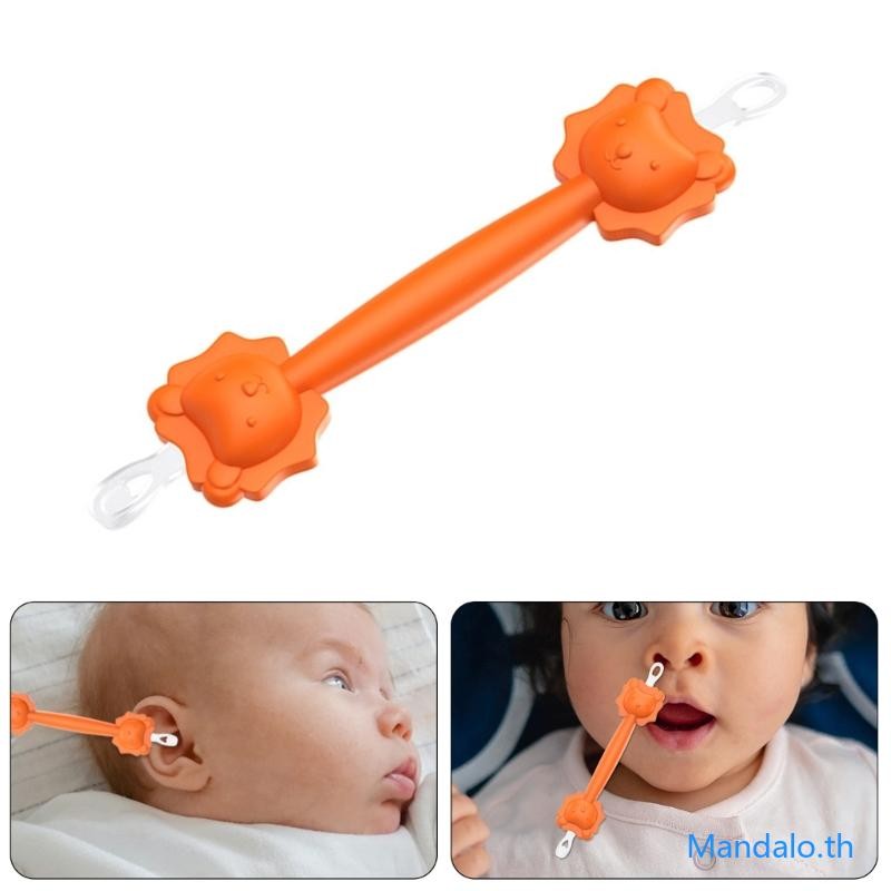 Mandalo.th Baby Nose Ear Cleaner Stick Soft Safe Hygiene Cleaning Tool for Infant Care