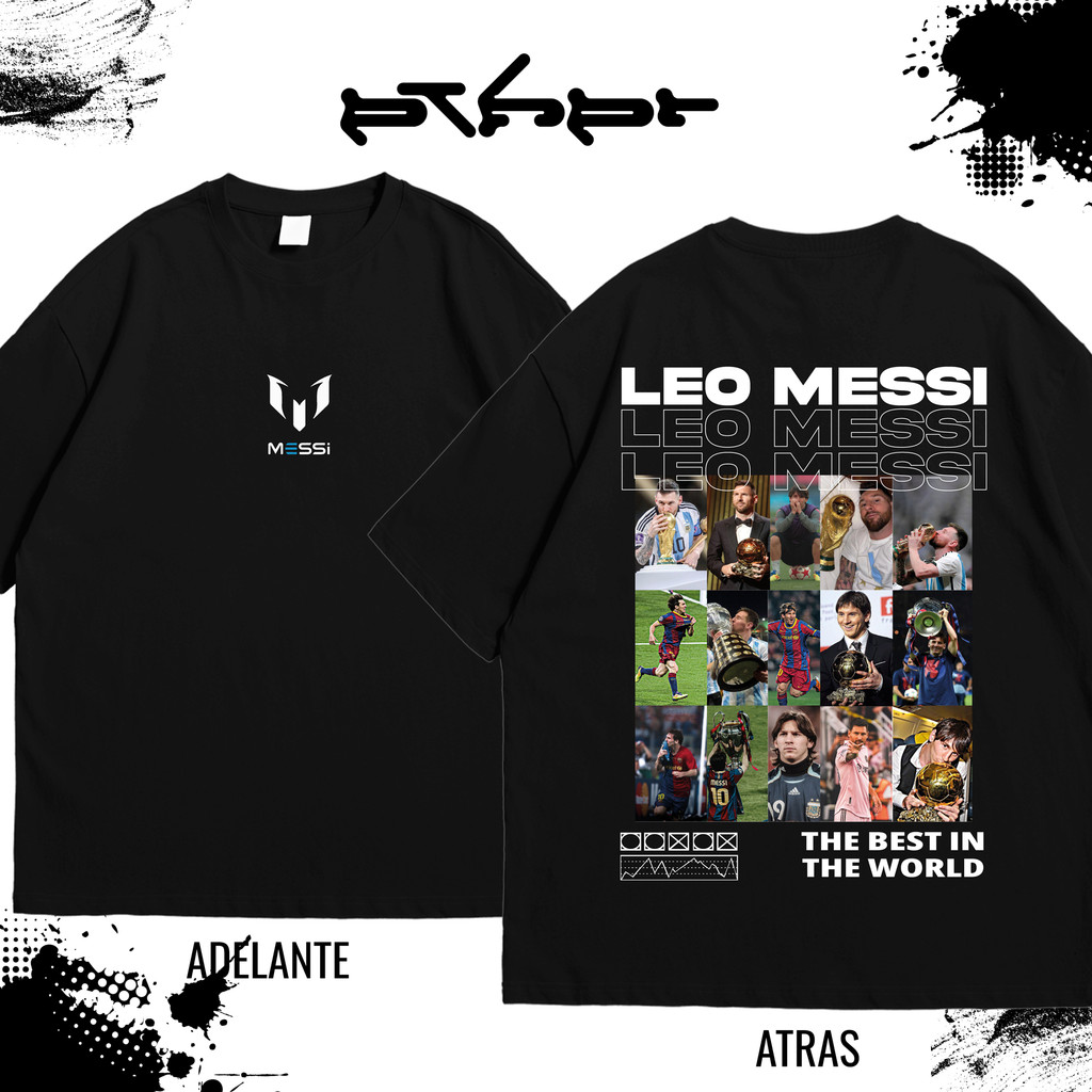 LEO MESSI COLLAGE EDITION เสื้อยืดลายดาวฟุตบอล