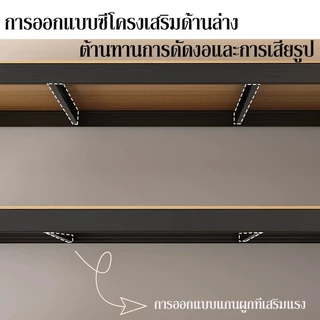 ชั้นวางของ ชั้นวางของเหล็ก+ไม้ กว้าง 60/90/120cm ความสูงสามารถปรับได้แต่ละชั้น รับน้ำหนัก 800KG