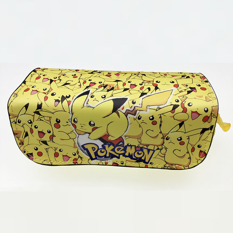 การ์ตูนการ์ตูนอะนิเมะโปเกมอนกรณีดินสอโปเกมอนขนาดใหญ่-ความจุกรณีดินสอนักเรียนชั้นประถมศึกษาการเรียนรู้