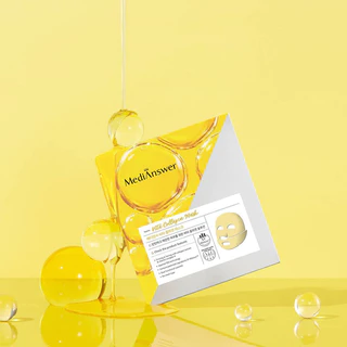 Medi Answer Mask เมดิ อานเซอร์ แผ่นมาสก์บำรุงผิวหน้า 37g (Vita Collagen/Pore Collagen/Calming Collagen)