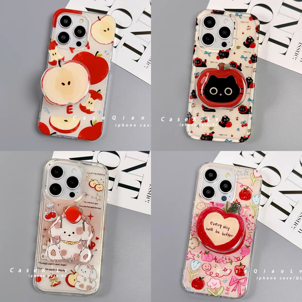 น่ารักสนุก Apple Samsung S26 S24 S23 S22 S21 S20 FE Ultra Plus A56 ครีม imd เคสโทรศัพท์