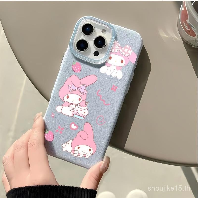 สำหรับ iPhone15 16 14 11 13 12 12PRO 16PRO 16PROMAX 16PLUS 13PLUS เคสโทรศัพท์, เค้กการ์ตูนน่ารัก Mei