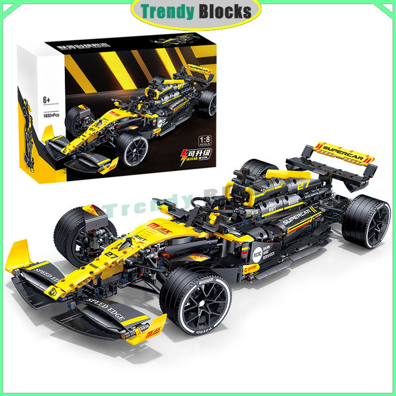 75205 Renault F1 Building Blocks 1:8 รีโมทคอนโทรล Technic Race Cars 1650+/PCS ของเล่นเด็กของขวัญ