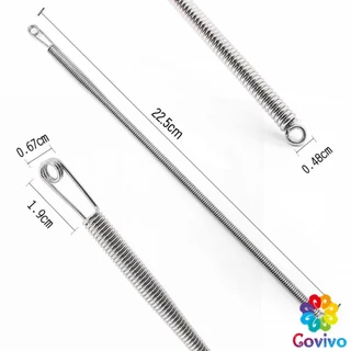 Covivo สปริงเข็มร้อยยางยืด เข็มร้อย คลิปตะขอกลึงเชือก ดึงยางขอบกางเกง Rope Threading Tool