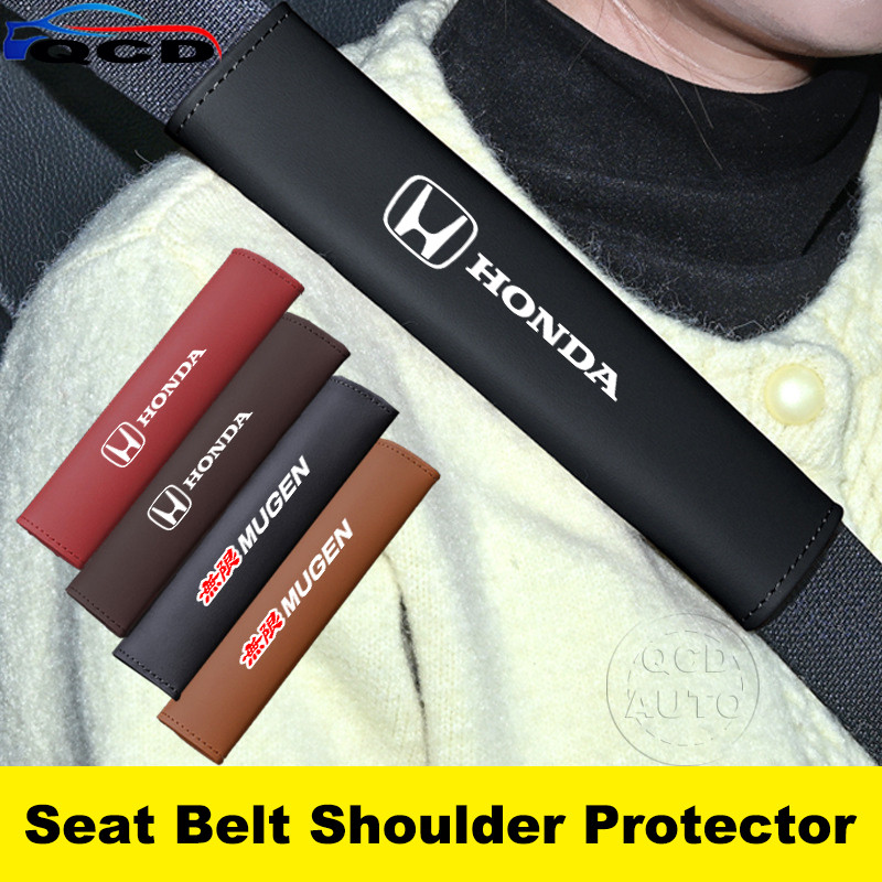 Honda รถเข็มขัดนิรภัยไหล่ป้องกันเข็มขัดนิรภัยอัตโนมัติคอสนับสนุนนุ่มสําหรับ City Brio BRV CRV Civic 