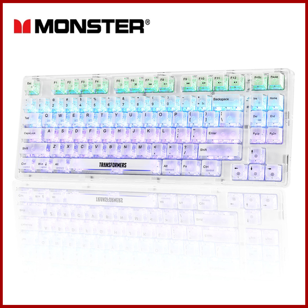 Transformers TF85 Mechanical Keyboard Custom RGB Hot Swap แบบเต็มคีย์ บลูทูธ/2.4G/สาย สําหรับเล่นเกม