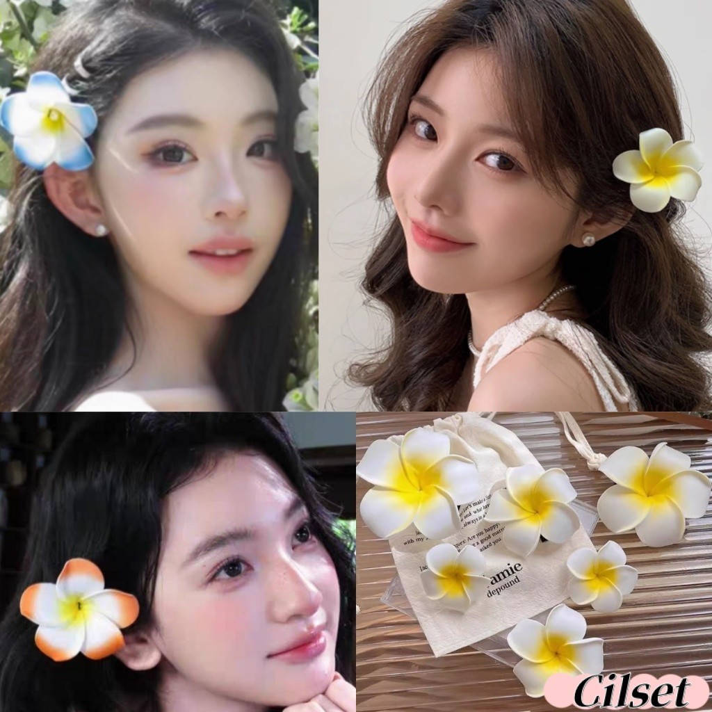 Cilset🛒พร้อมส่ง🎀จากไทย 1ชิ้น กิ๊ฟดอกลีลาวดีปลอม ดอกไม้ตกแต่งดอกลีลาวดี ลีลาวดีลอยน้า ดอกไม้ปลอม /VO-12