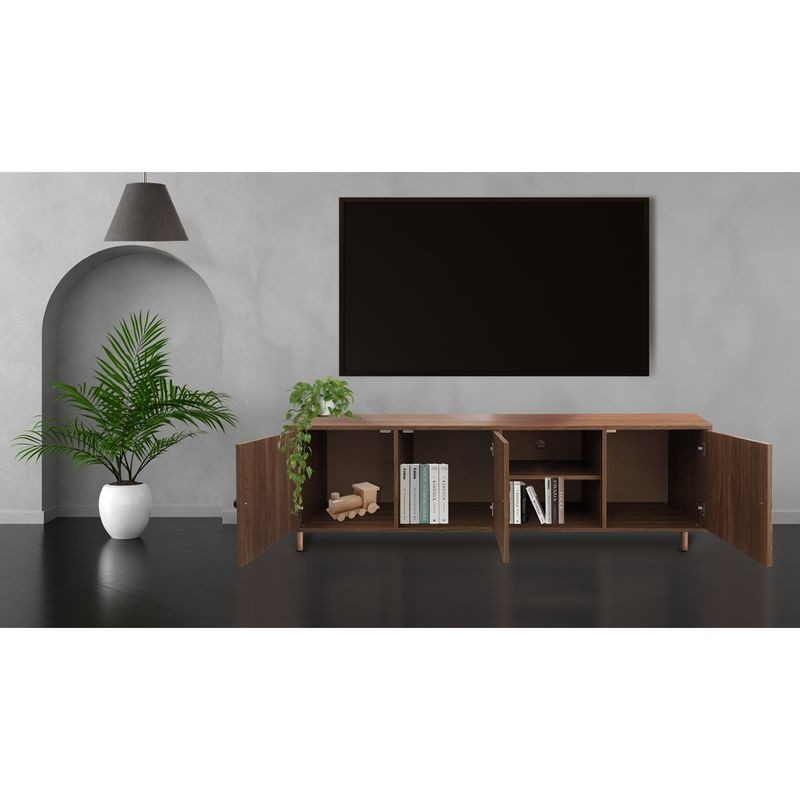 MOOVE ตู้วางทีวี 160X40X50สีไม้สัก - รูปที่ 4