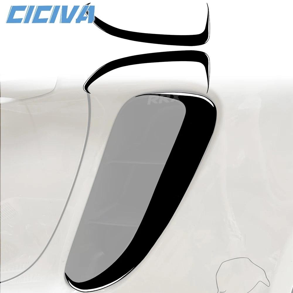 PORSCHE สําหรับปอร์เช่ บ็อกซ์สเตอร์ เคย์แมน 718 982 2016-2022เปียโนสีดําอากาศไอดีแผงตกแต่งแถบรถภายนอ