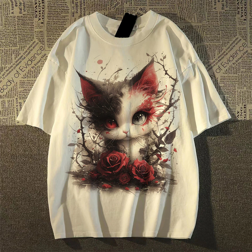 【ส่งจากไทย】 เสื้อยืดตัวใหญ่สไตล์เกาหลีน่ารัก oversize T-shirts เสื้อผ้าแฟชั่นสาวอวบ เสื้อโอเวอร์ไซส์ผู้หญิง thumbnail 5