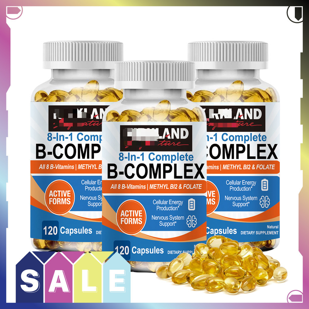 KIRK---LAND 8-in-1 Vitamin B Complex for Men and WomenPromote Human Metabolism วิตามินบีรวม ส่งเสริมการเผาผลาญของมนุษย์