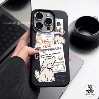 เข้ากันได้สำหรับ เคสไอโฟน11 เคส iphone 16 ProMax 8 7Plus X XS XR 12 13 14 15 Pro Max เนื้อหนัง TPU Case แบบด้าน น่ารักM