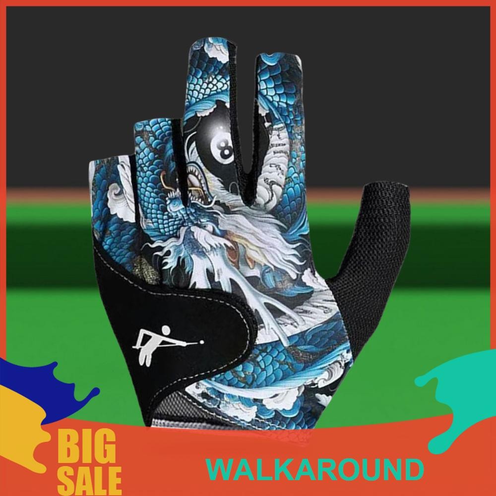 ถุงมือบิลเลียดมือซ้าย Breathable Snooker Cue Sport Glove ถุงมือสระว่ายน้ําบิลเลียด [walkaround.th]