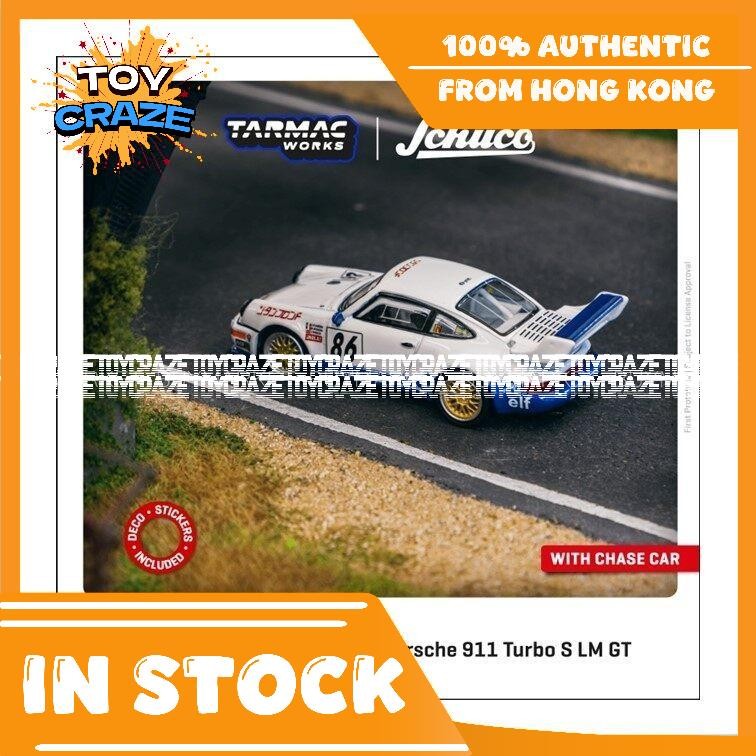 [Authentic] Tarmac Works Die-cast Vehicle Porsche 911 Turbo S LM GT Suzuka 1000km 1994 #86