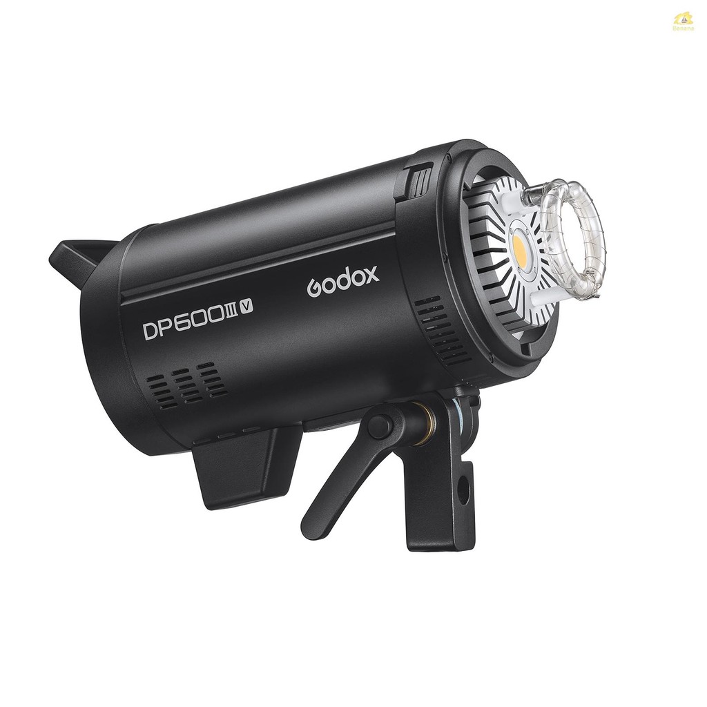 Godox DP600III-V อัพเกรดสตูดิโอแสงแฟลช 600Ws Power GN106 5600±200K Strobe แสงสว่างในตัว 2.4G ไร้สาย 