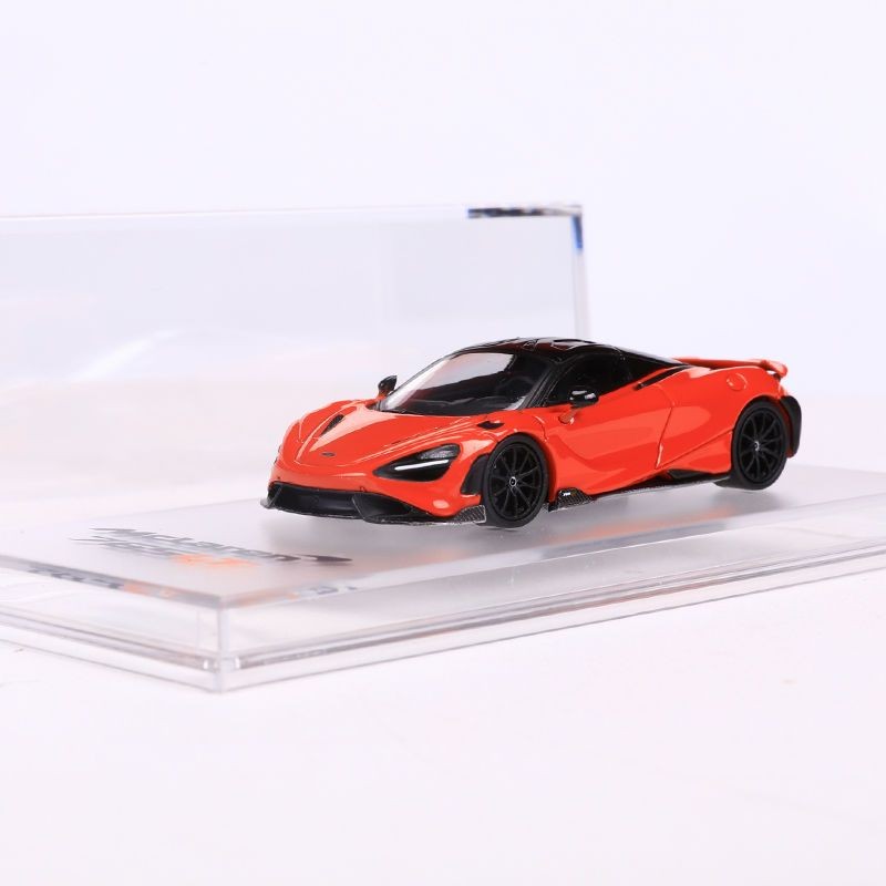 CM MODEL 1: 64 Mclaren Mclaren 765LT British Supercar โมเดลรถจําลองโลหะผสม