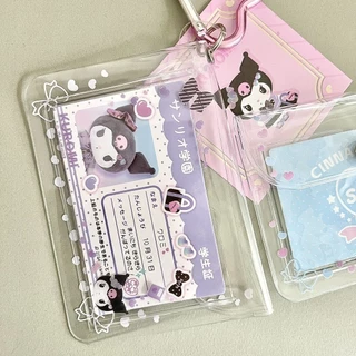 ผู้ถือบัตร PVC โปร่งใสกระเป๋าปวดขนาดเล็ก Gumei นักเรียน ID 10 ซม. ที่เก็บการ์ดขนาดเล็กผู้ถือบัตร