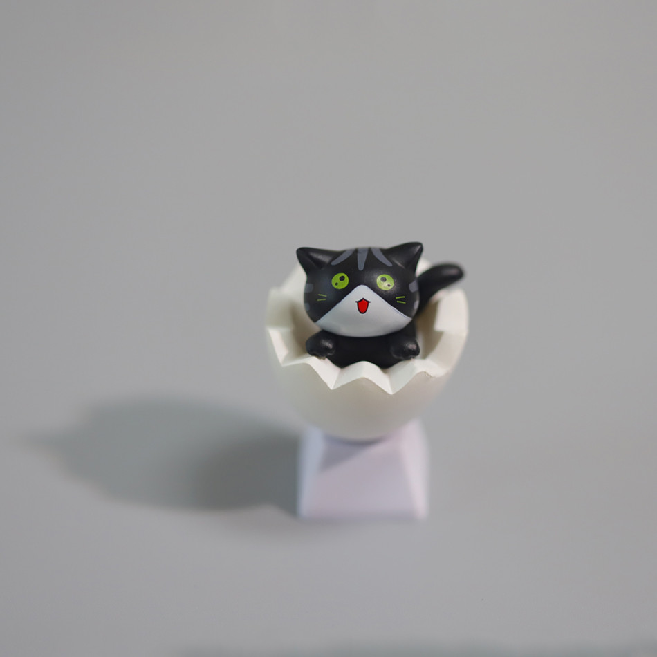 1 ชิ้นปรับแต่งคีย์บอร์ดของคุณพร้อมปุ่มกดแมวน่ารัก - แกน PBT Cherry MX Artisan อะนิเมะสีชมพู Kawaii ECS เปลี่ยนฝาครอบกุญแจ - รูปที่ 6