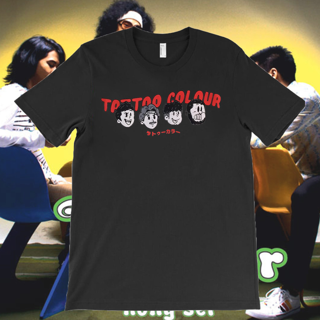 T TATTOO COLOR ขายร้อนประเทศไทยเสื้อยืดวงแฟชั่นยอดนิยมสําหรับผู้ชายผ้าฝ้าย 100% Size S-5XL