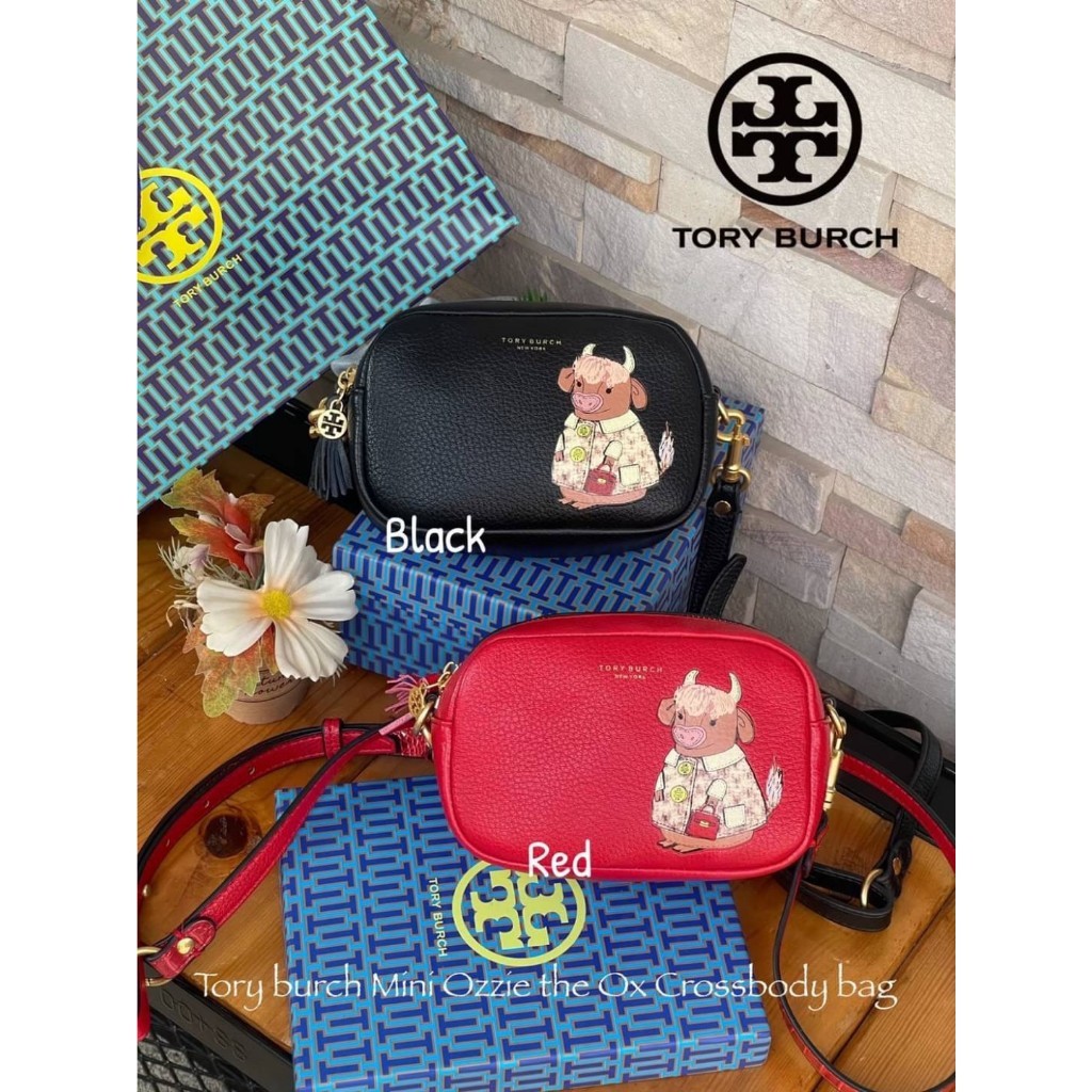 กระเป๋าสะพายข้าง Tory burch Mini Ozzie the Ox Crossbody bag