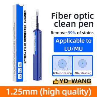 คุณภาพสูง SC/FC/ST/LC ปากกาทําความสะอาดไฟเบอร์ออปติก 1.25/2.5 มม.End face cleaner เครื่องมือทําความสะอาดไฟเบอร์ออปติก