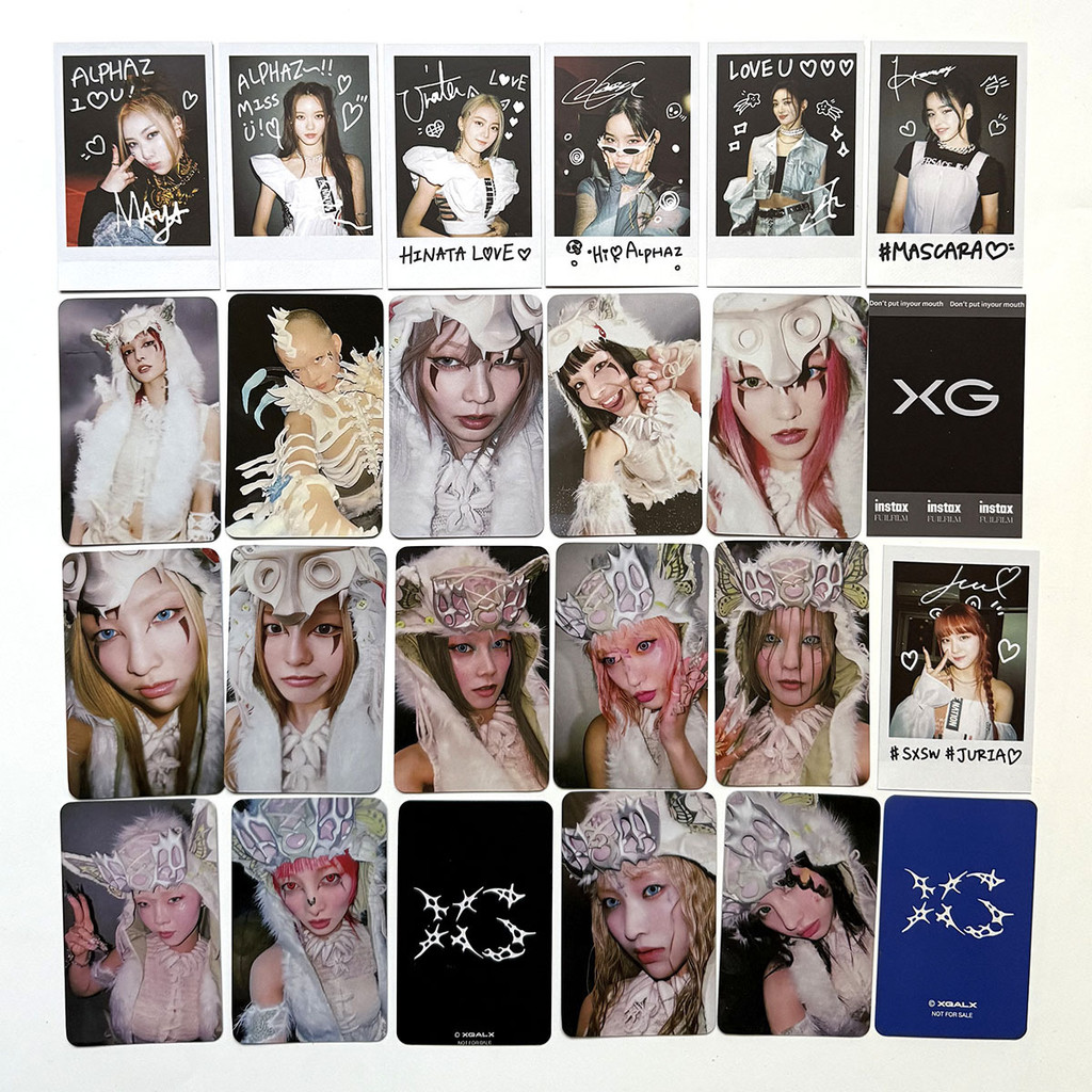 7pcs XG AWE WOKE UP ใหม่ DNA สารส้ม KTOWN4U การ์ด Lomo BENEFIT การ์ด KPOP Photocard JURIN CHISA HINA
