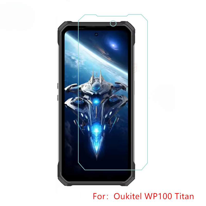 กระจกนิรภัยสําหรับ Oukitel WP100 Titan ป้องกันหน้าจอโปร่งใสฟิล์มนิรภัยสําหรับ Oukitel WP 100 Titan ฟ