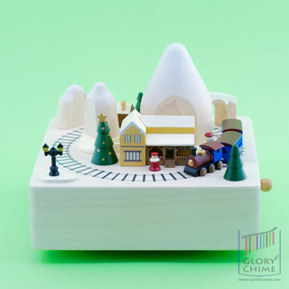 Wooderful life กล่องดนตรี รถไฟเมืองหิมะ เพลง Deck The Halls