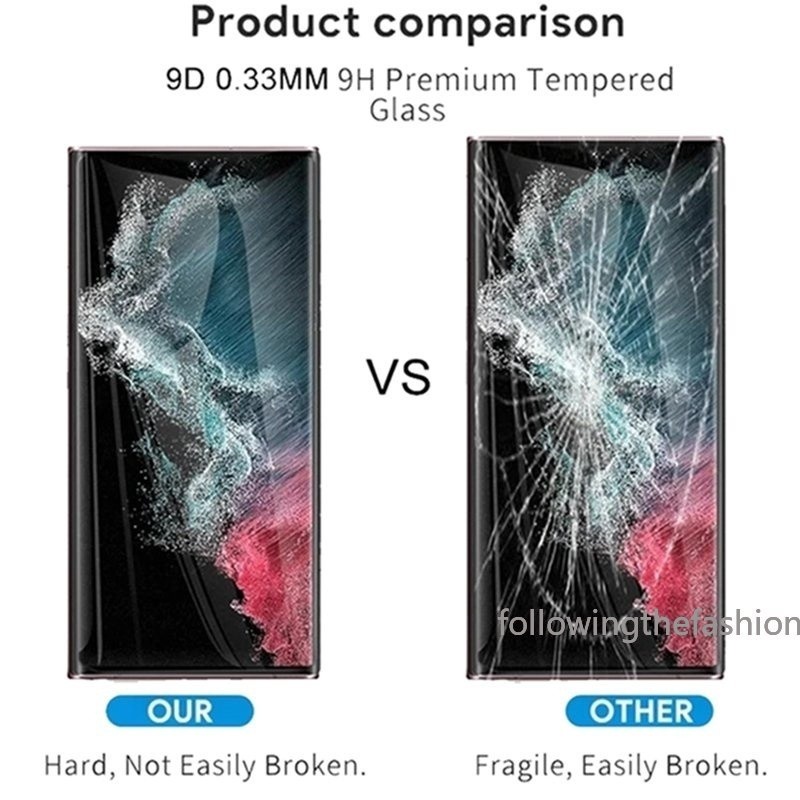 3in1 กระจกนิรภัยสําหรับ Samsung Galaxy S25 Ultra 5G รูปที่ 5