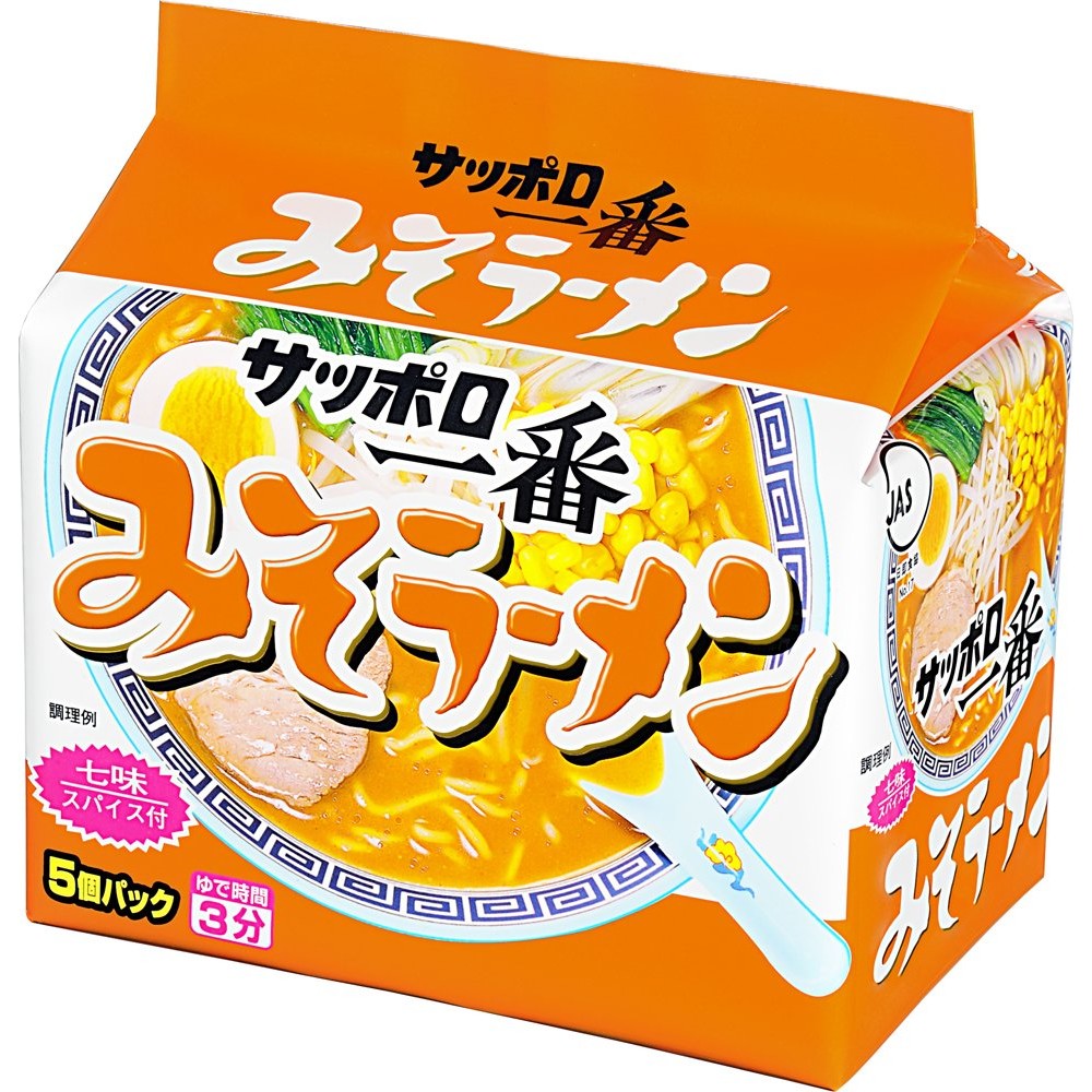 Sapporo Ichiban Miso Ramen 5-Pack x 6