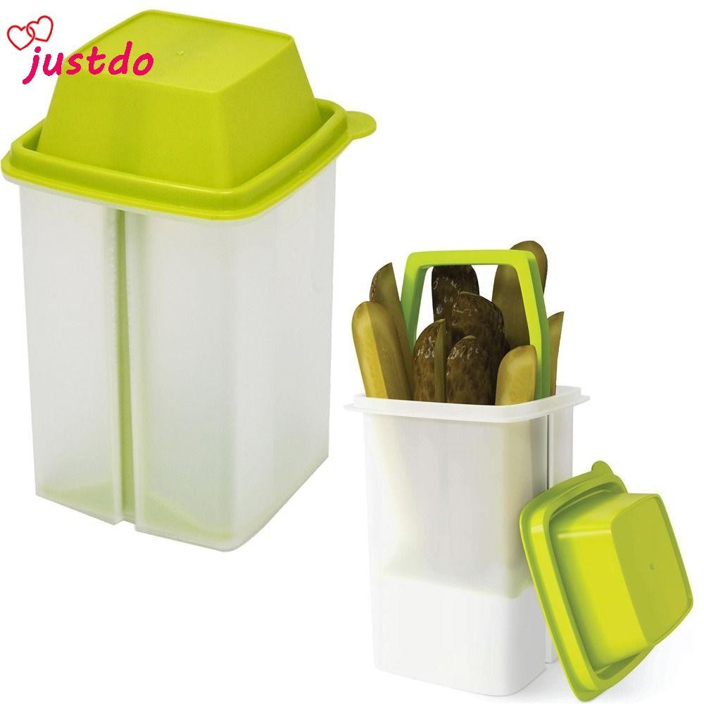 JUSTODO ผักดองพร้อมที่กรอง, การจัดเก็บปลอดยุ่งผักดองแบบใช้ซ้ําได้, ผักดองคุณภาพสูง BPA ฟรีพร้อมฝาปิด