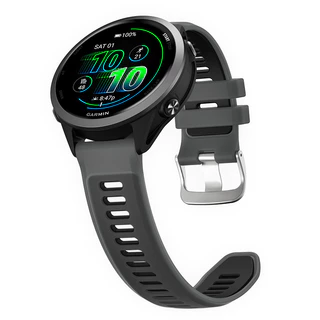 สายซิลิโคนเจลใส สำหรับ Garmin Forerunner 570 42mm 47mm 165 55 158 265 255 265s 255s 645 245 Music