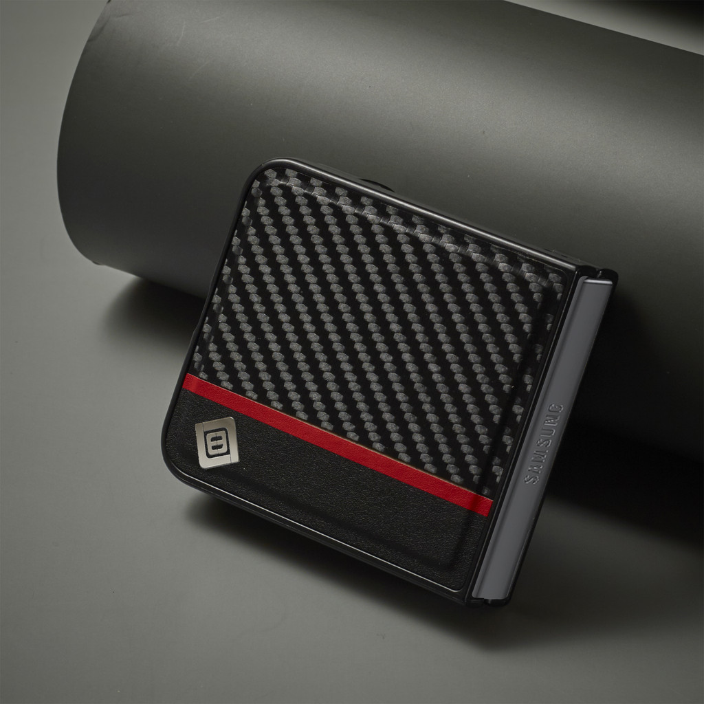 เคสซัมซุง Case for Samsung Galaxy Z Flip 8 7 FE 6 5 4 3 Flip7 Flip6 Flip5 5G เคสซิลิโคน ซองมือถือ เคสและซองมือถือ PU Faux Leather Carbon Fibre Back Cover Hard PC Plastic Bumper Shell Cellphone Mobile Phone Casing LCLK