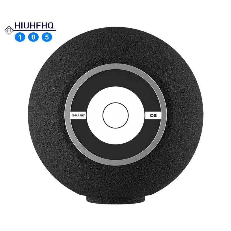 Hiuhfhq106G-MARK O2 ไมโครโฟน Wind Pop Filter Shield Acoustic สําหรับสตูดิโอบันทึกเสียง Mic Sound-Absorbing Vocal Isolation กระจก