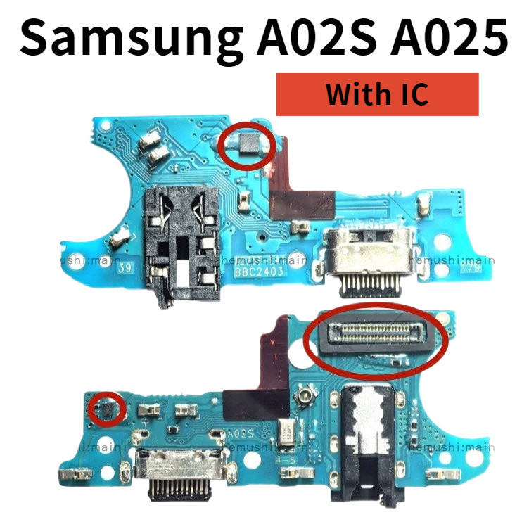 Ming & USB ชาร์จพอร์ตสําหรับ Samsung A02S A025 เมนบอร์ด flex พอร์ต USB ริบบิ้น flex สายโทรศัพท์หางปล